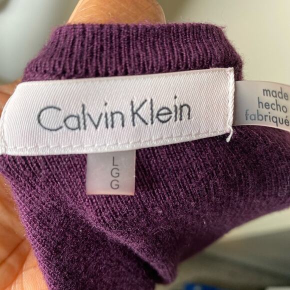 Calvin Klein purple cascading vest Large - Picture 4 of 8